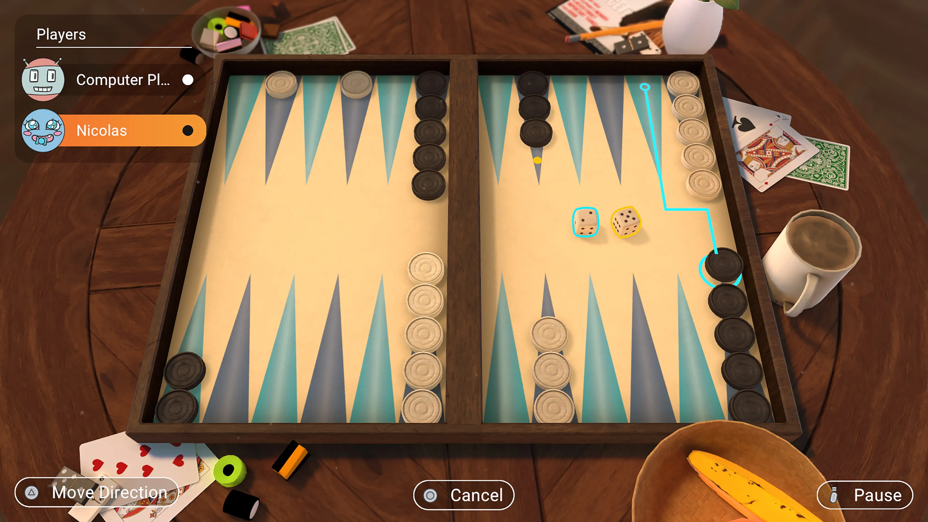 3in1 Game Collection: Backgammon + Checkers + Mills [PS5] - изображение 2
