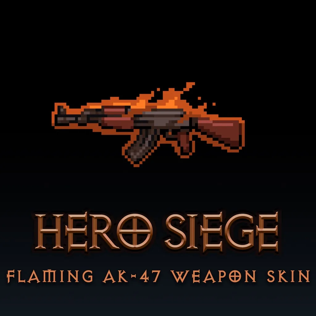 Flaming AK-47 Weapon Skin [PS5] cover