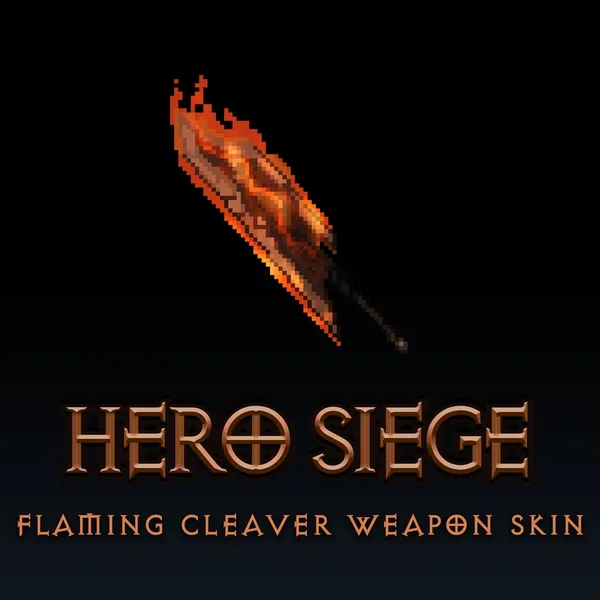 Flaming Cleaver Weapon Skin [PS5]