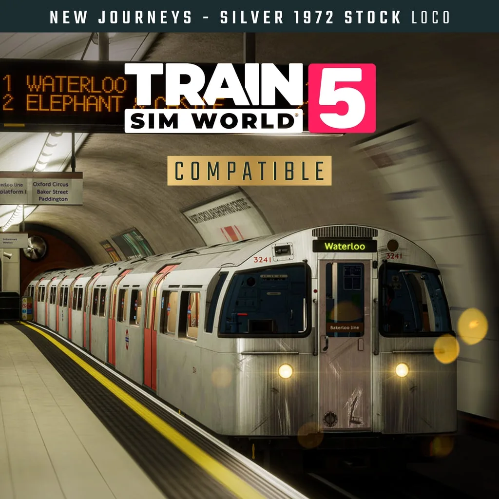 Train Sim World 5: New Journeys - Silver 1972 Stock [PS4, PS5] cover