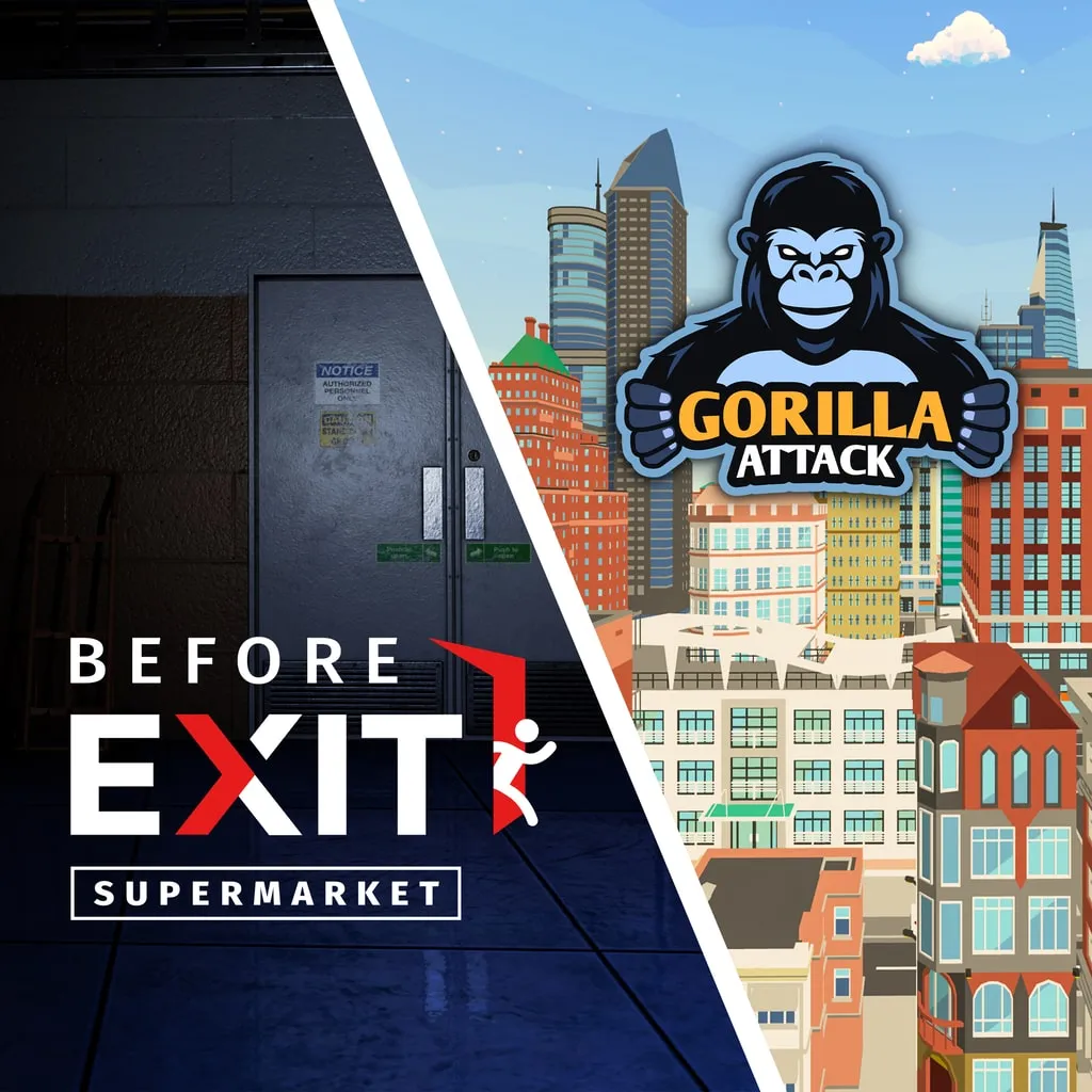 Before Exit: Supermarket + Gorilla Attack bundle [PS4, PS5] cover