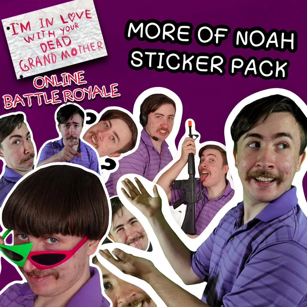More of Noah Sticker Pack - Emotes DLC - I'm in Love With Your Dead Grandmother: Online Battle Royale [PS4,&nbsp;PS5] - изображение 1