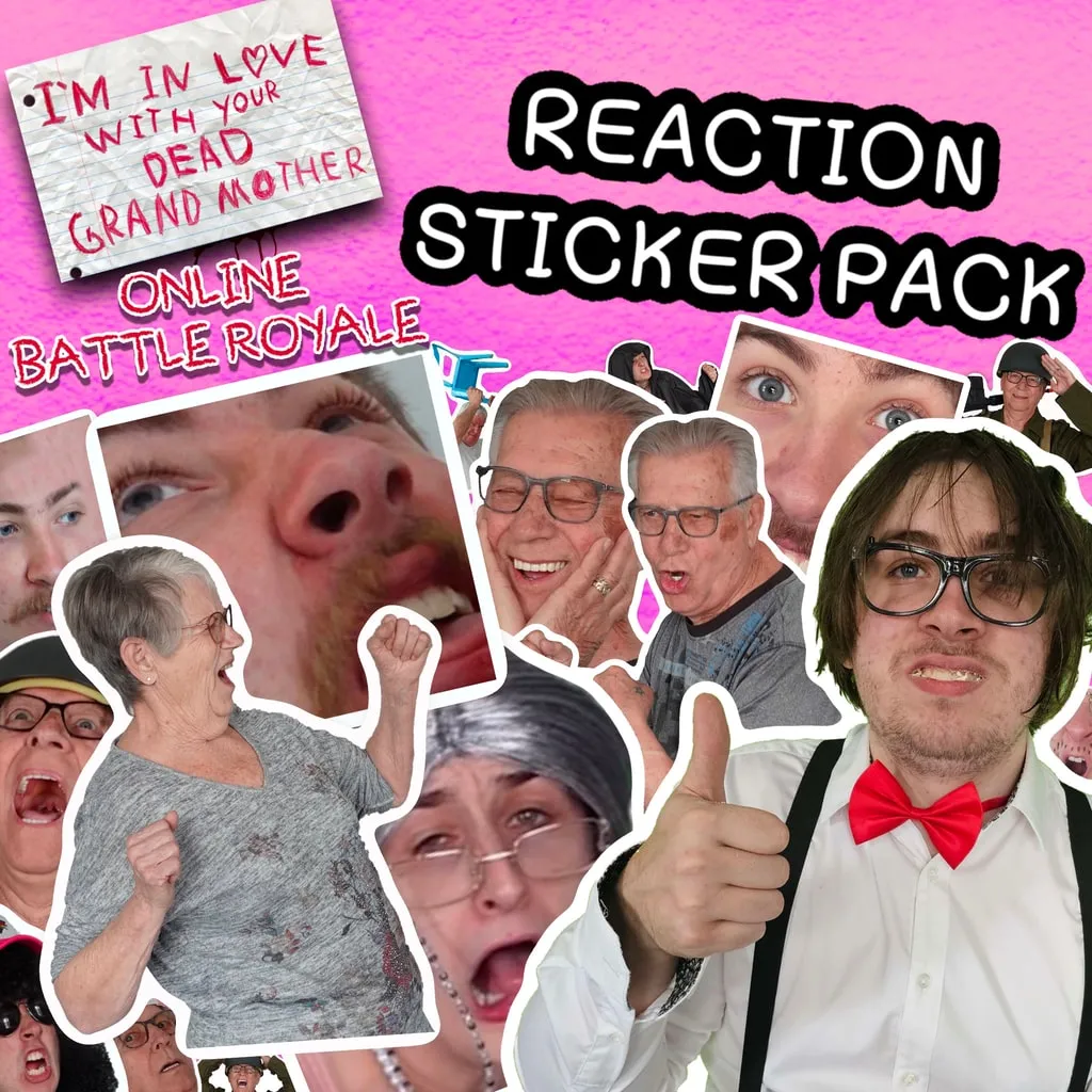 Reaction Sticker Pack - Emotes DLC - I'm in Love With Your Dead Grandmother: Online Battle Royale [PS4,&nbsp;PS5] - изображение 1