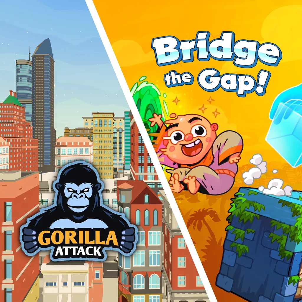 Gorilla Attack + Bridge the Gap! bundle [PS5] cover