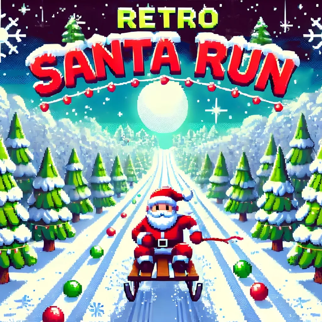 Retro Santa Run [PS4] cover