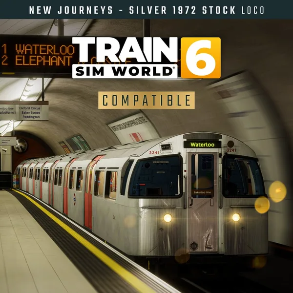 Train Sim World 6: New Journeys - Silver 1972 Stock [PS4,&nbsp;PS5]