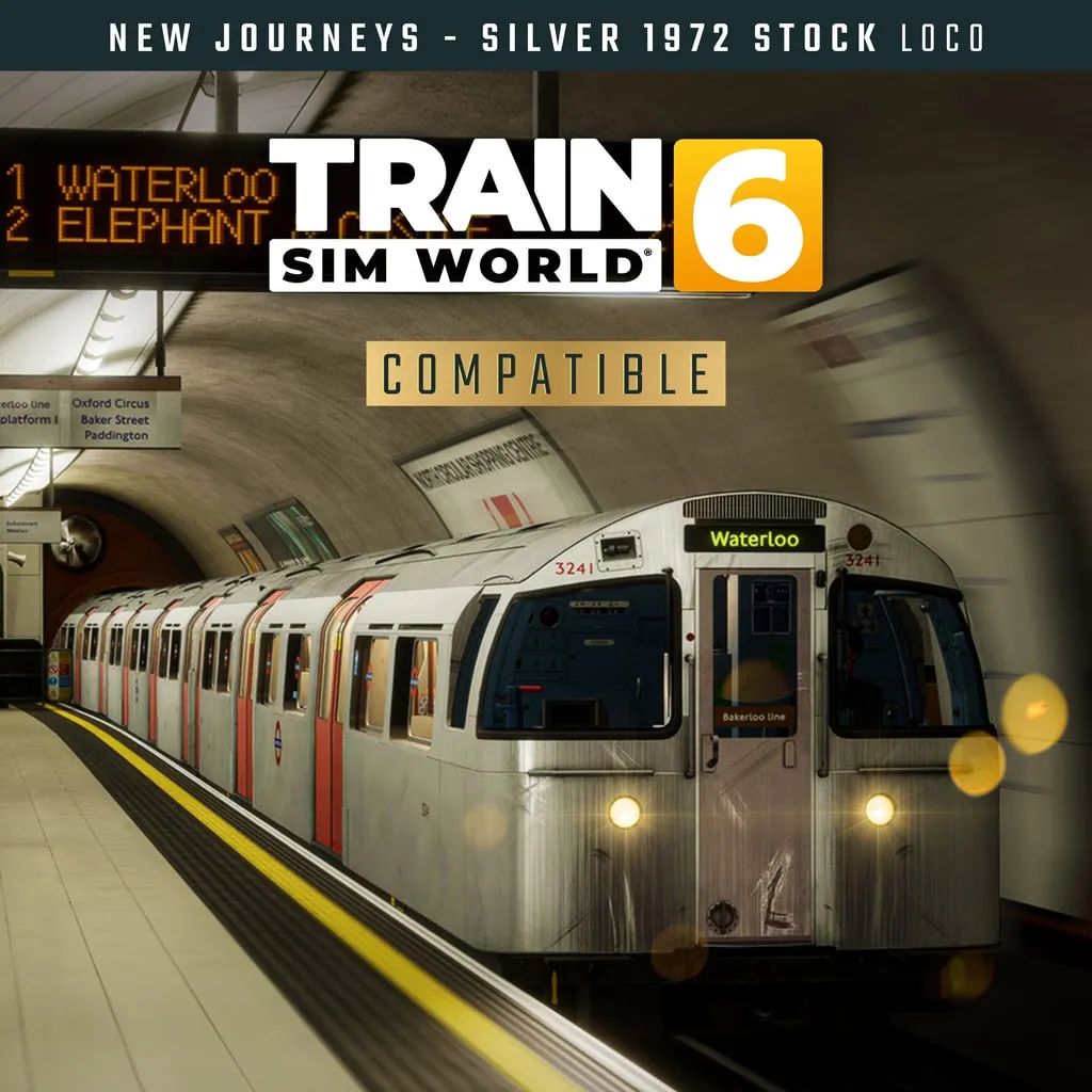 Train Sim World 6: New Journeys - Silver 1972 Stock [PS4,&nbsp;PS5] cover