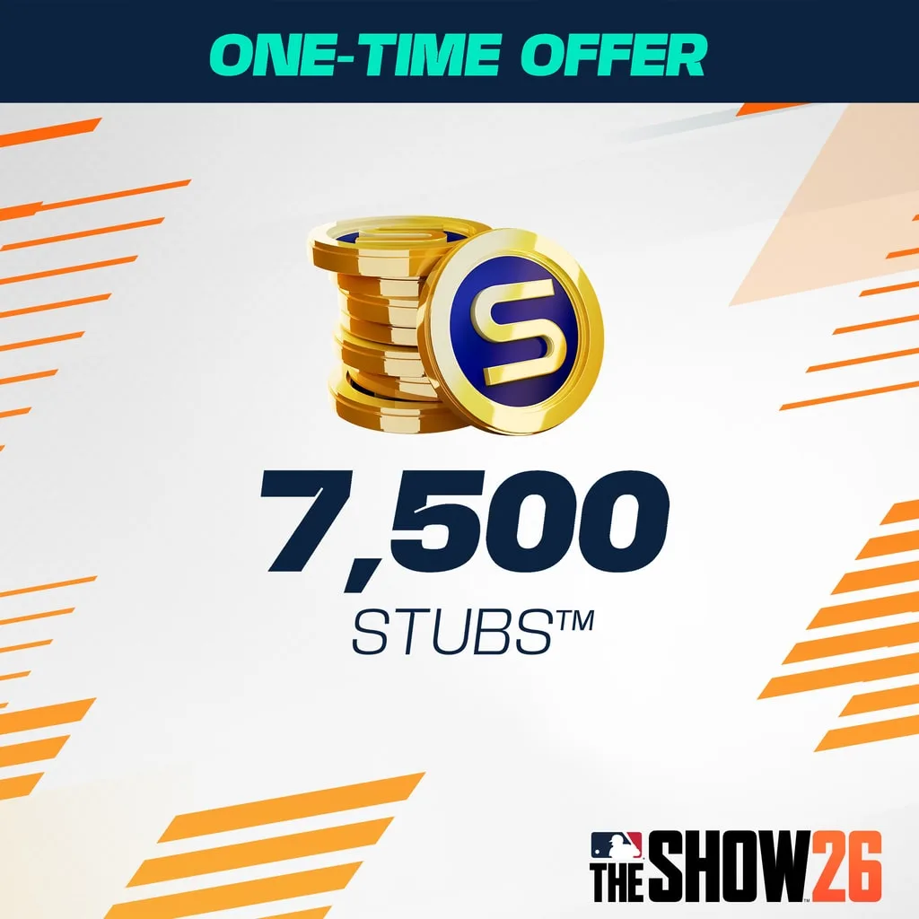 Stubs (7,500) for MLB The Show 26 cover