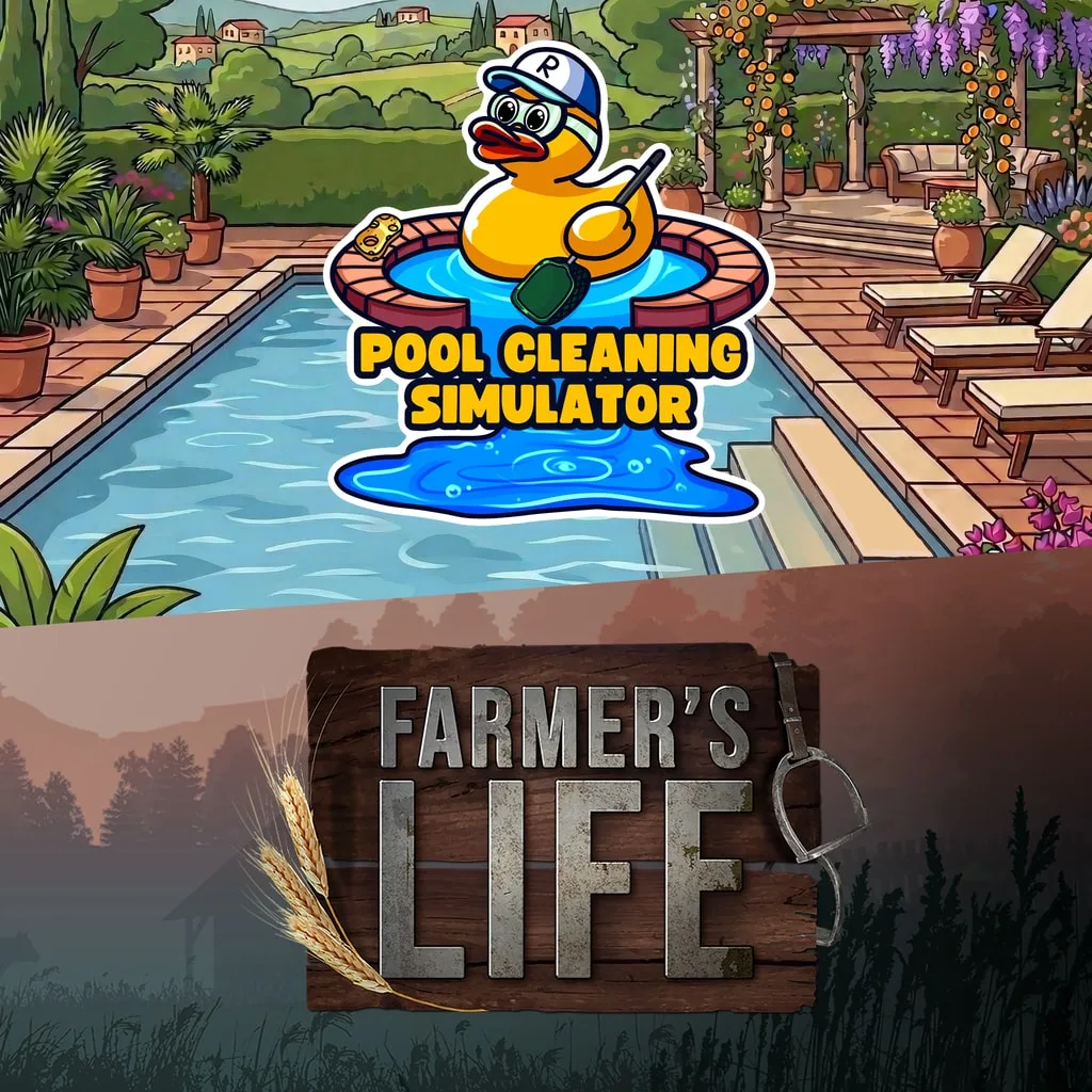 Pool Cleaning &amp; Farmer's Life Bundle [PS5] cover
