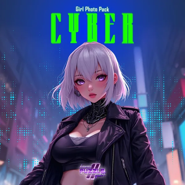 Kawaii Puzzle Quest 2 - Cyber Girl Photo Pack [PS5]