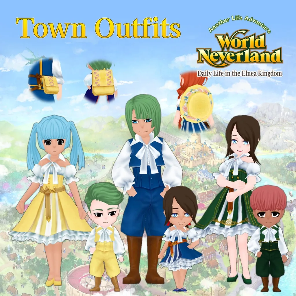 Town Outfits: WorldNeverland - Daily Life in the Elnea Kingdom - Another Life Adventure [PS4] cover