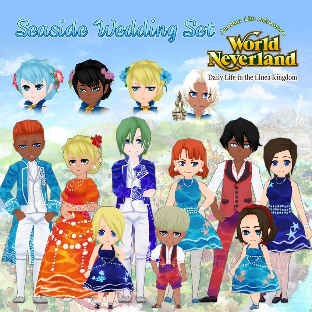 Seaside Wedding Set: WorldNeverland - Daily Life in the Elnea Kingdom - Another Life Adventure [PS4] cover