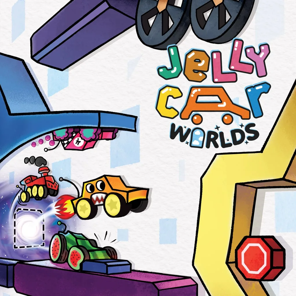 JellyCar Worlds [PS4] cover