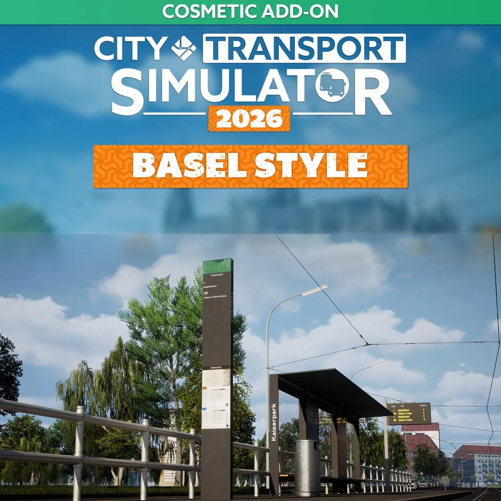 CTS 2026 - Cosmetic DLC: Basel Style - City Transport Simulator Bus &amp; Tram [PS5] cover
