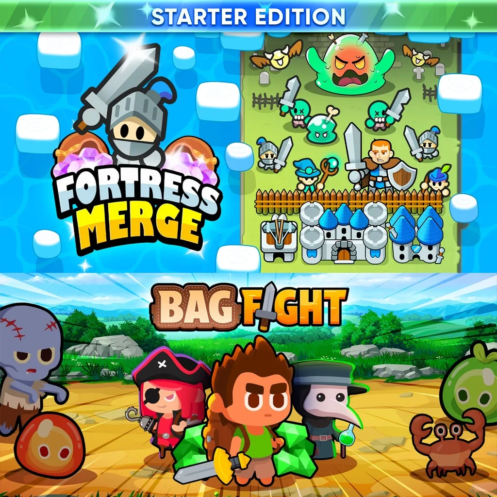 Fortress Merge &amp; Bag Fight: Starter Edition [PS5] cover