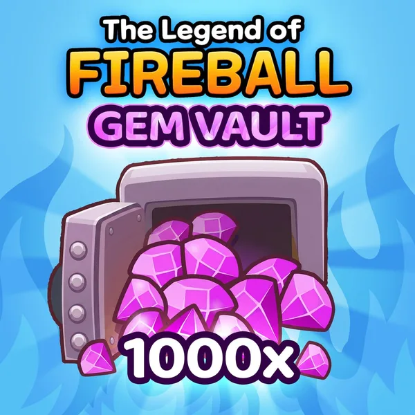 The Legend Of Fireball: Gem Vault - 1 000