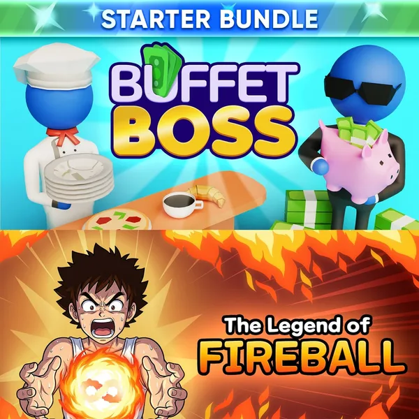 Buffet Boss & The Legend Of Fireball: Starter Bundle [PS4,&nbsp;PS5]