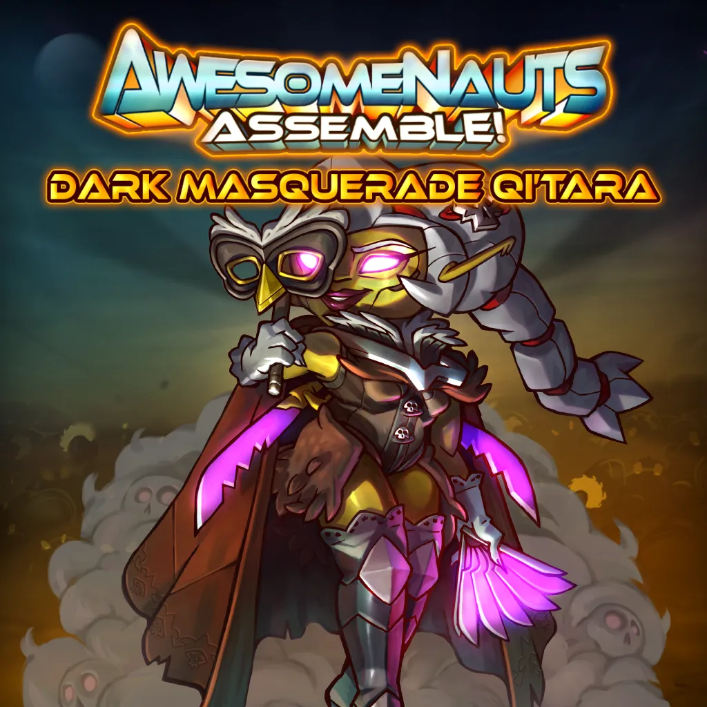 Dark Masquerade Qi'Tara - Awesomenauts Assemble! Skin [PS4] - изображение 1