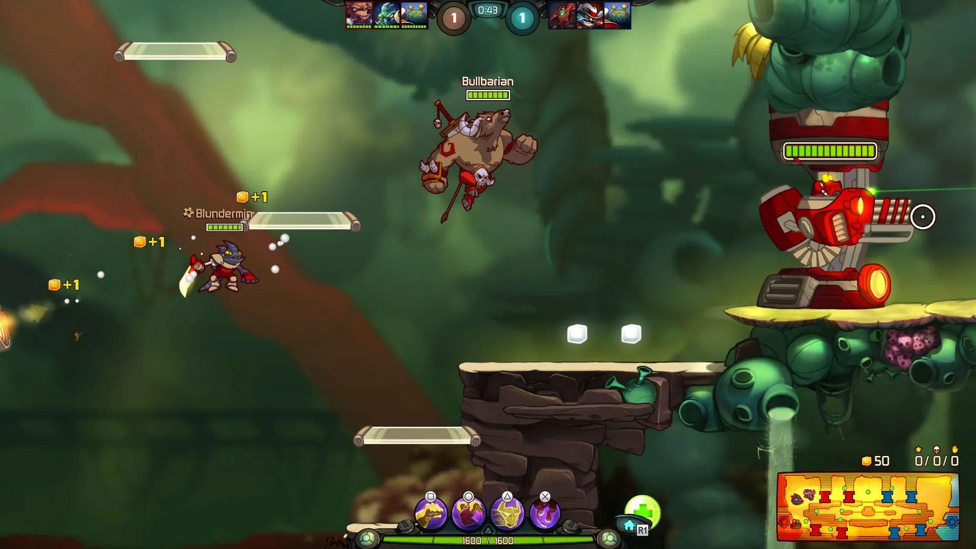 Bullbarian Deadlift - Awesomenauts Assemble! Skin [PS4] - изображение 4