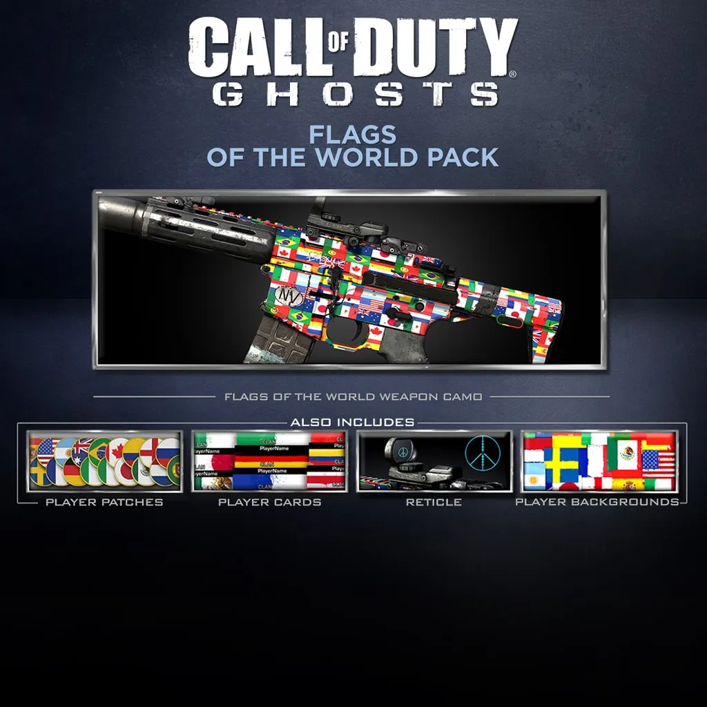 Call of Duty: Ghosts - Flags of the World Pack [PS4] - изображение 1