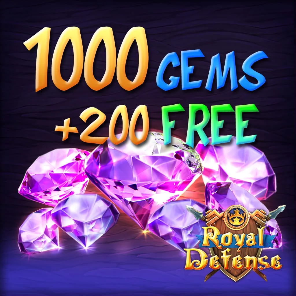 Royal Defense: 1 000 crystals +200 - изображение 1