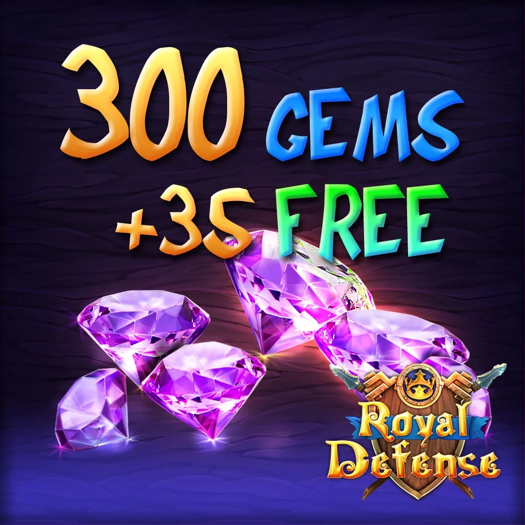 Royal Defense: 300 crystals +35 - изображение 1