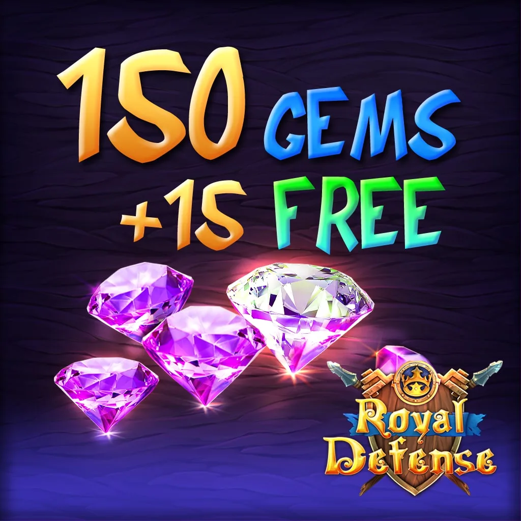 Royal Defense: 150 crystals +15 - изображение 1