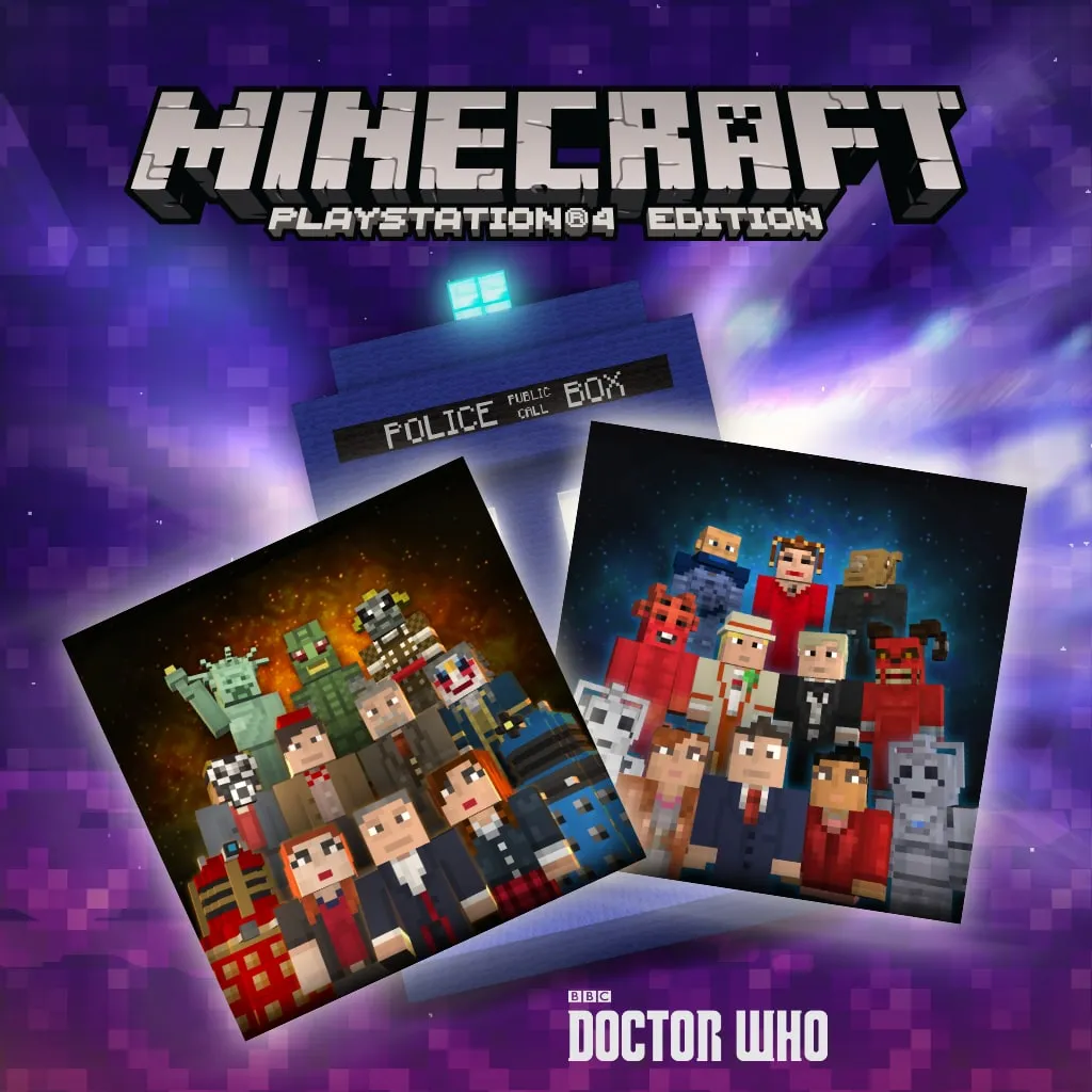 Minecraft: Doctor Who Skins I & II Bundle [PS4] - изображение 1