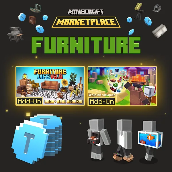 Minecraft Furniture Starter Pack