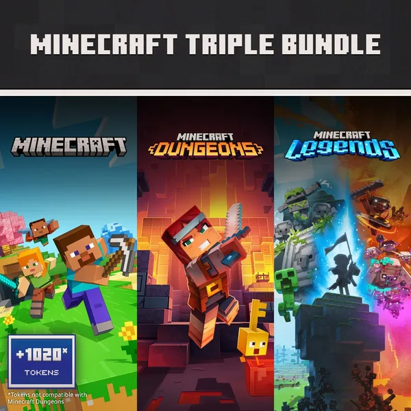 Minecraft Triple Bundle [PS4,&nbsp;PS5]