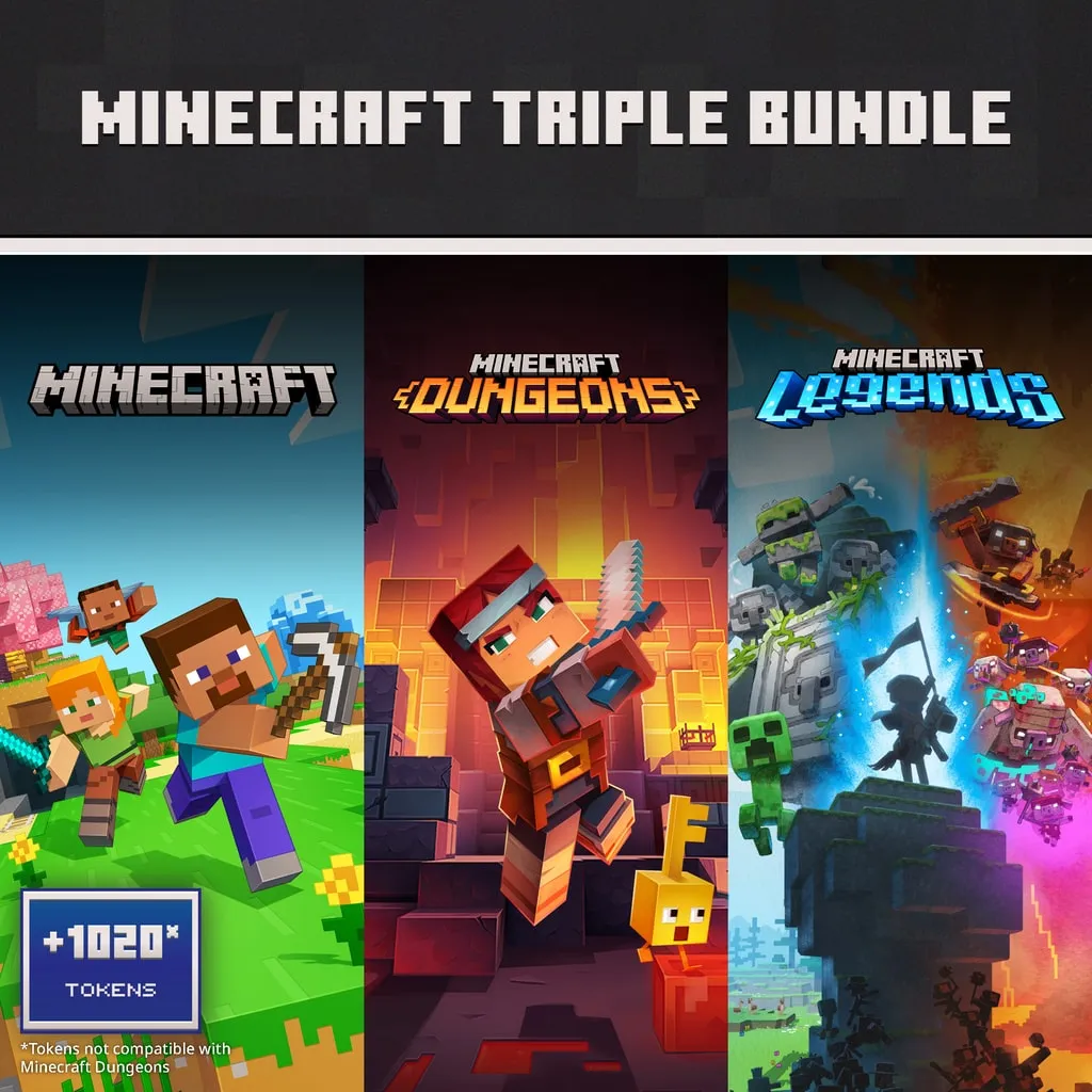 Minecraft Triple Bundle [PS4,&nbsp;PS5] cover