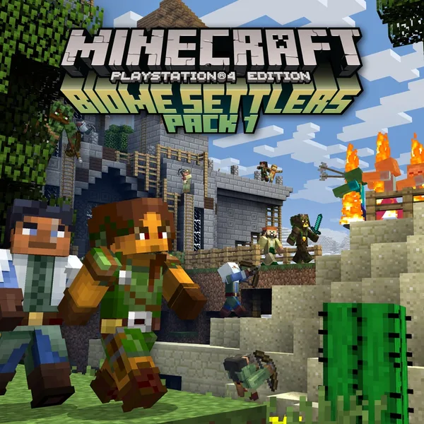 Minecraft: Biome Settlers Skin Pack 1 [PS4]