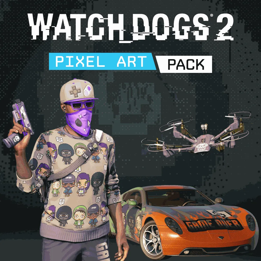 Watch Dogs2 - Pixel Art Pack [PS4] - изображение 1
