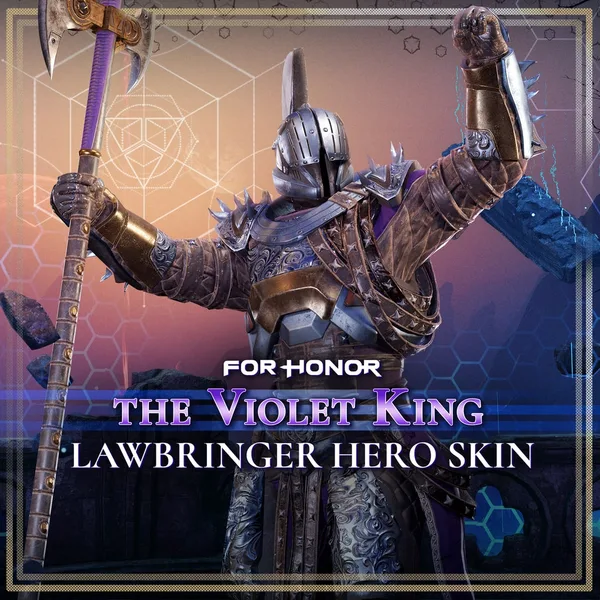 The Violet King - Lawbringer Hero Skin - FOR HONOR