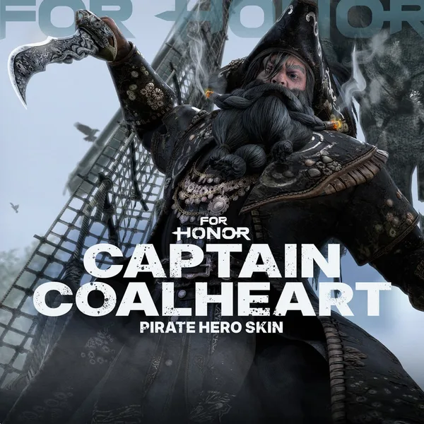 Captain Coalheart – Pirate Hero Skin – FOR HONOR