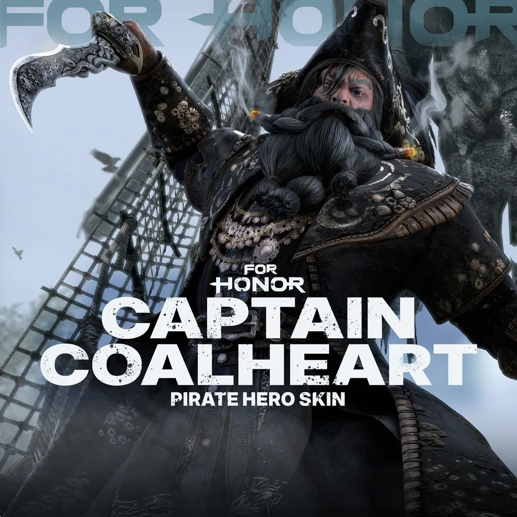 Captain Coalheart – Pirate Hero Skin – FOR HONOR - изображение 1