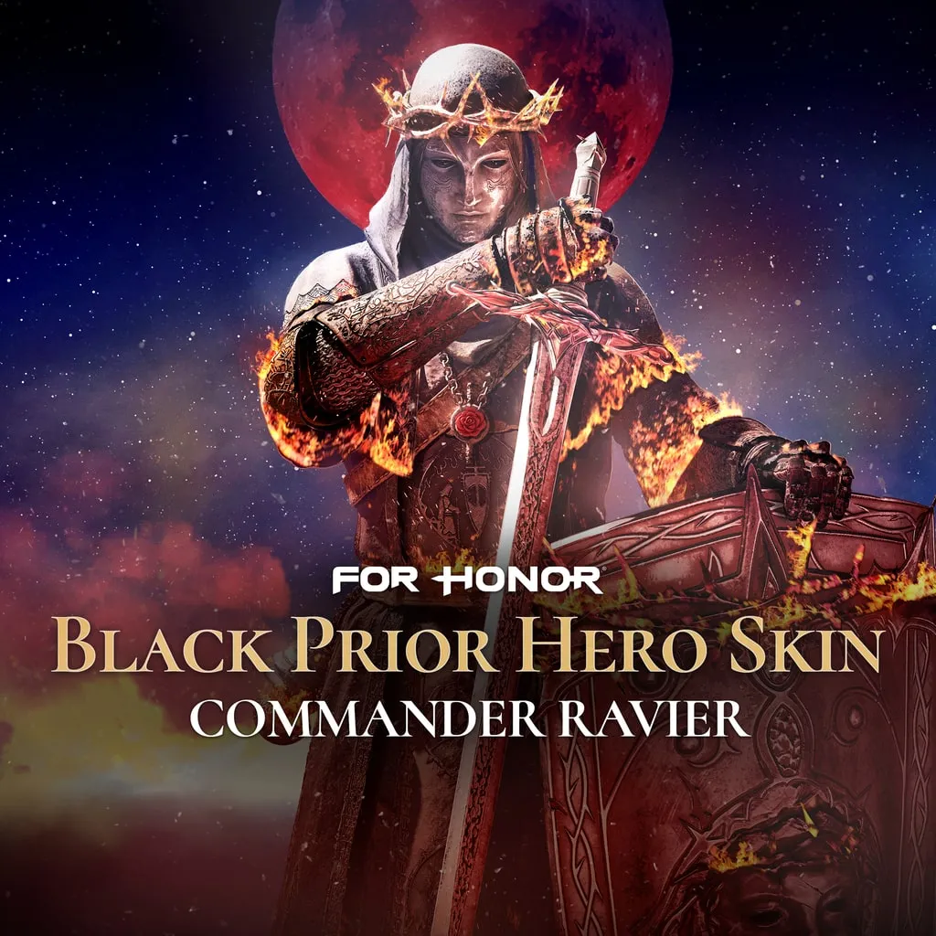 Commander Ravier – Black Prior Hero Skin – FOR HONOR - изображение 1