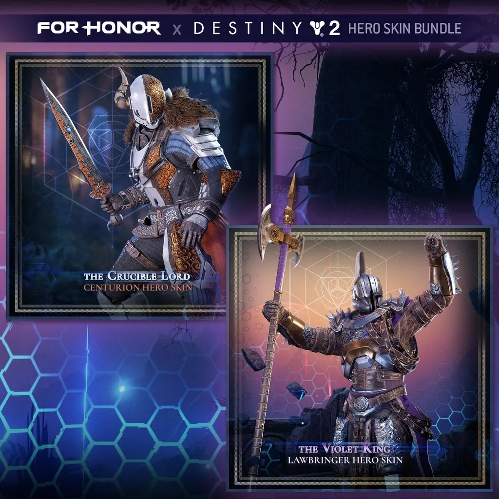 Violet King & Crucible Lord - Hero Skin Bundle - FOR HONOR - изображение 1