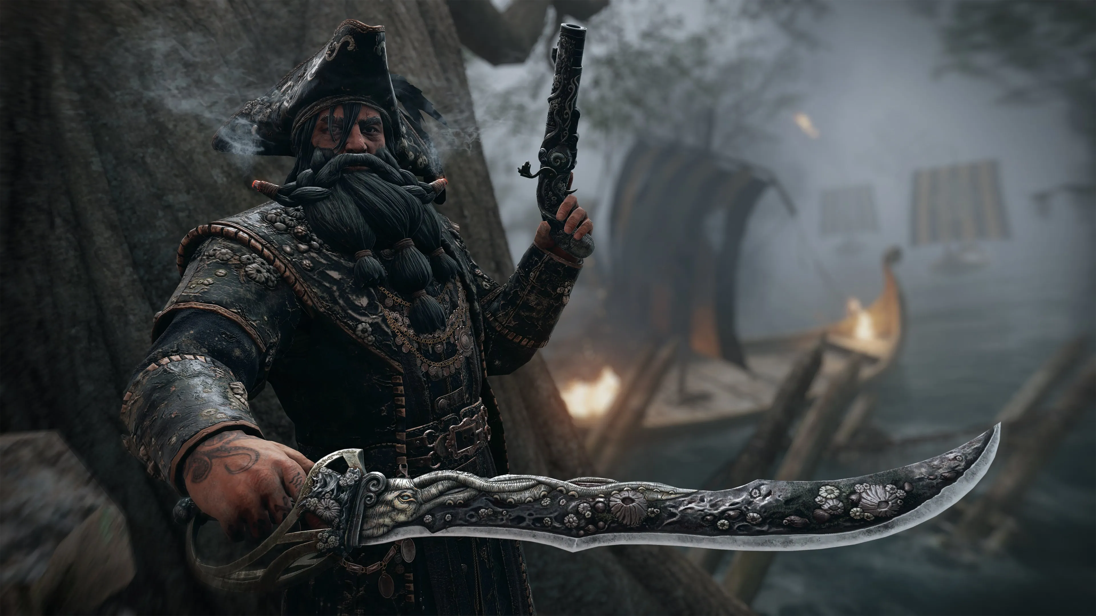 Captain Coalheart – Pirate Hero Skin – FOR HONOR - изображение 3