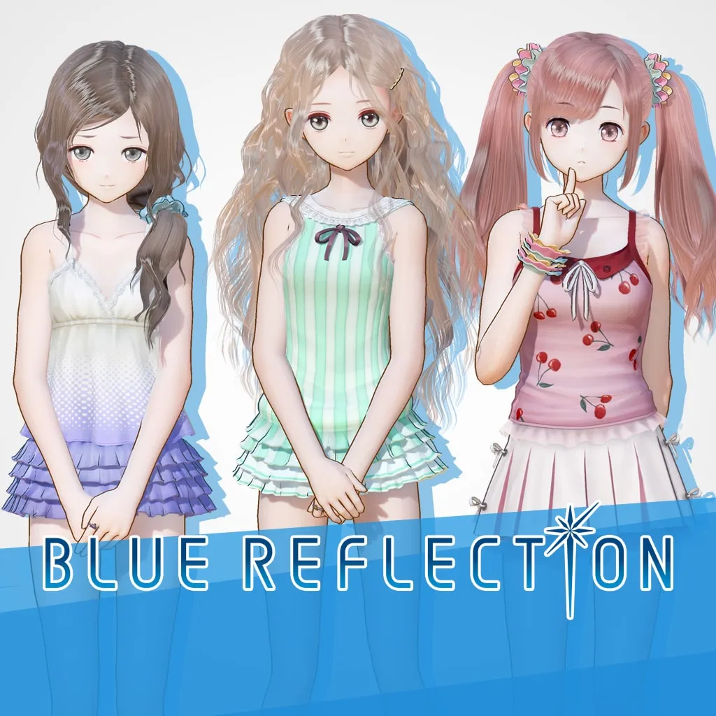 BLUE REFLECTION: Summer Outing Set C (Lime, Fumio, Chihiro) [PS4] - изображение 1