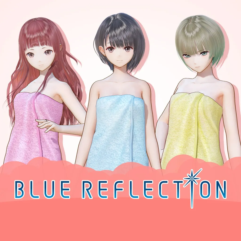 BLUE REFLECTION: Bath Towels Set A (Hinako, Sarasa, Mao) [PS4] cover