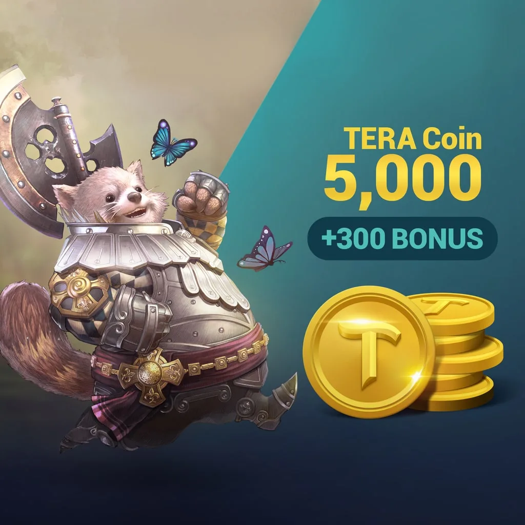 TERA Coin 5,000 (+300 Bonus) cover