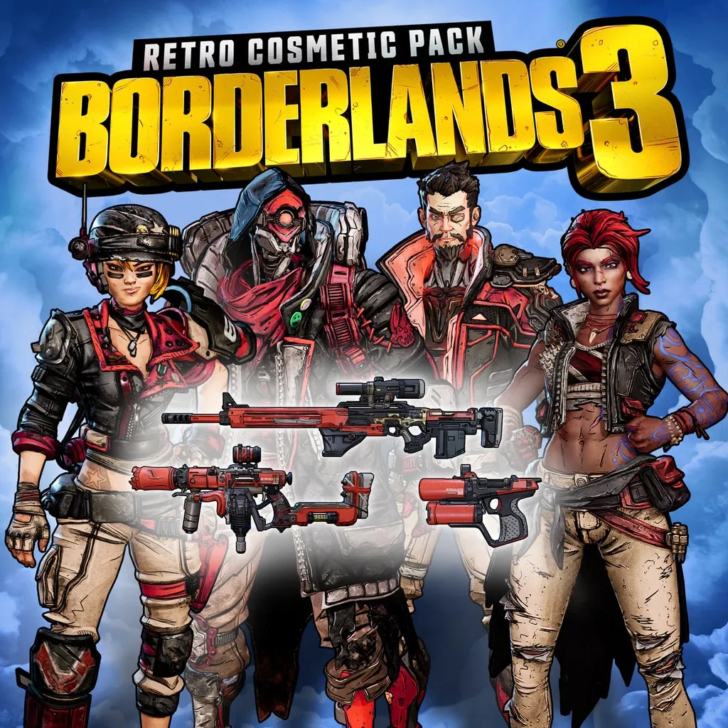 Borderlands 3 Retro Cosmetic Pack PS4 &amp; PS5 cover
