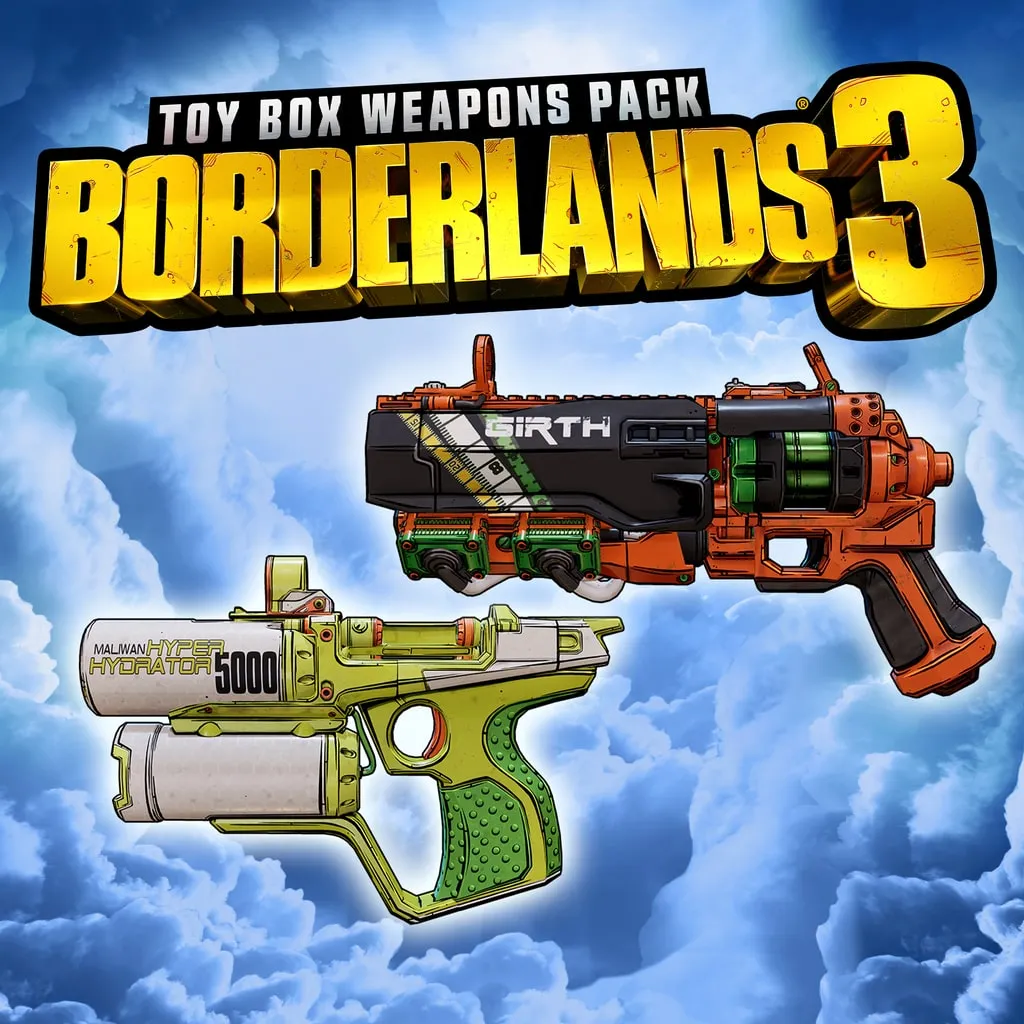 Borderlands 3 Toy Box Weapons Pack PS4 &amp; PS5 cover