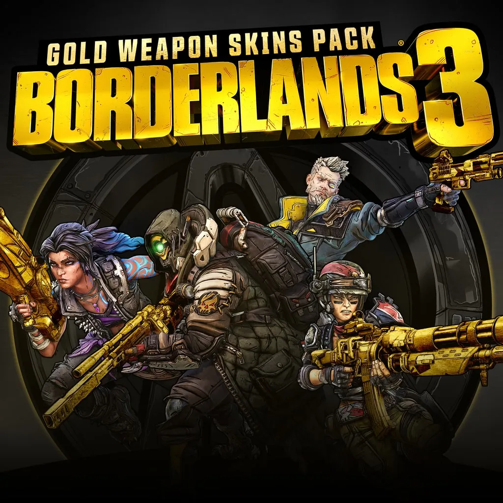 Borderlands 3 Gold Weapon Skins Pack PS4 &amp; PS5 cover