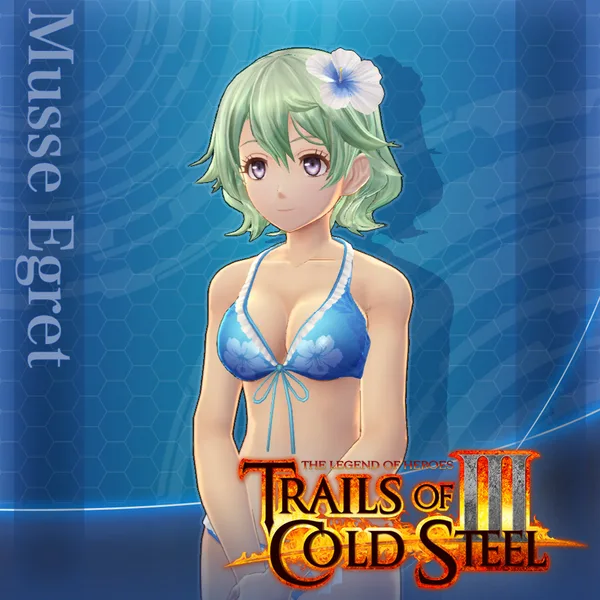 Trails of Cold Steel III: Musse's 'Coquettish Blue' Costume [PS4]