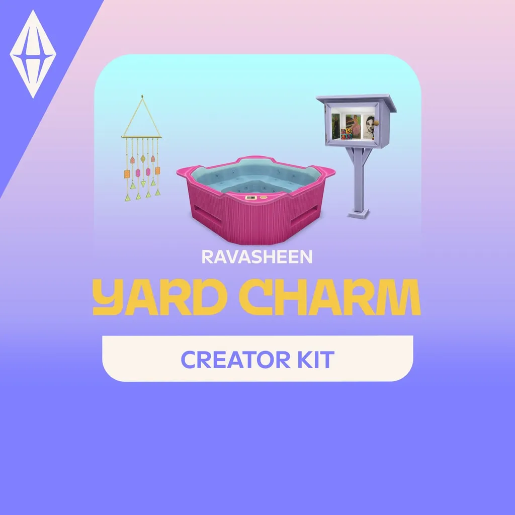 The Sims 4 Yard Charm Kit [PS4] cover