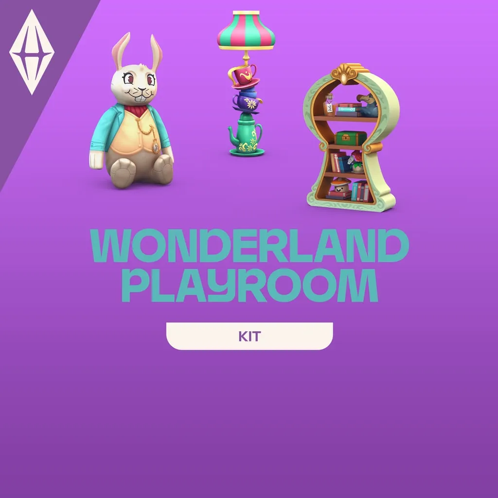The Sims 4 Wonderland Playroom Kit [PS4] cover