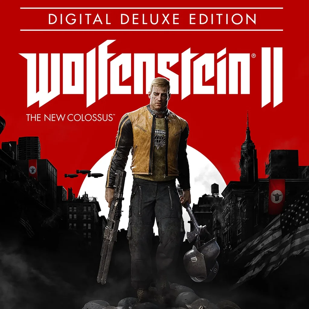 Wolfenstein II: The New Colossus Deluxe Edition (CUSA07378) [PS4] cover