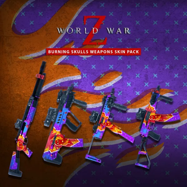 World War Z - Burning Skulls Weapons Skin Pack [PS4]